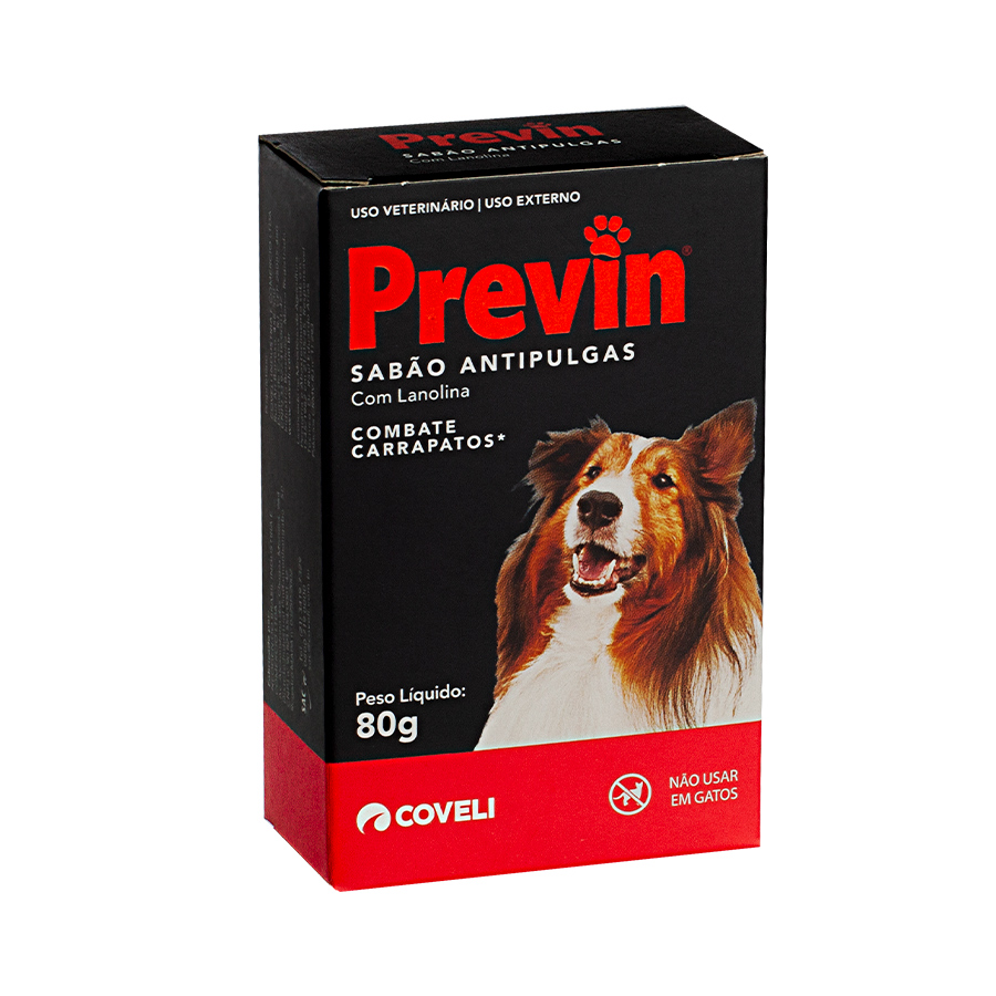 Sabonete Antipulgas Previn 80g